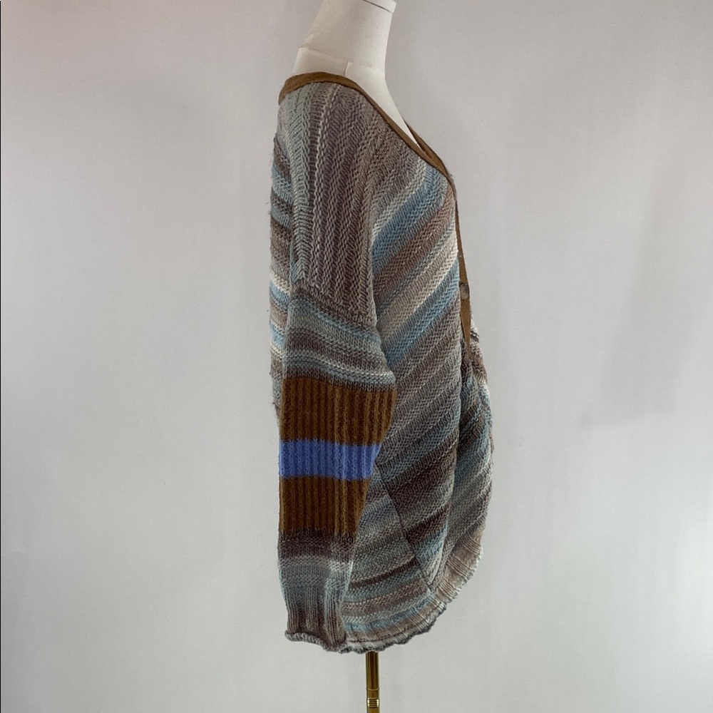Sita Murt Rib Knit Stripe Cardigan, 40 (US 8) - Picture 6 of 9